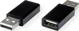 Roline Προσαρμογέας USB A Male σε USB A Female, Γωνιακός, Μαύρο (11.02.8332)