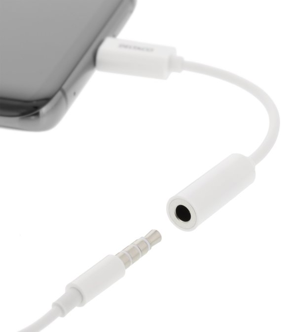 Adapteris Deltaco USBC-1144, USB C - 3.5 mm
