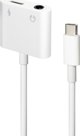 Gembird Προσαρμογέας ήχου mini Jack θηλυκό 3.5mm και USB-C αρσενικό σε USB-CM λευκό Gembird