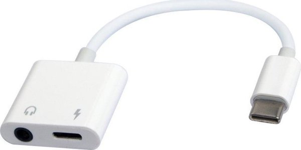 Gembird Προσαρμογέας ήχου mini Jack θηλυκό 3.5mm και USB-C αρσενικό σε USB-CM λευκό Gembird