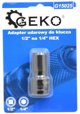 Προσαρμογέας κρούσης για κλειδί 1/2" σε 1/4" HEX (120)