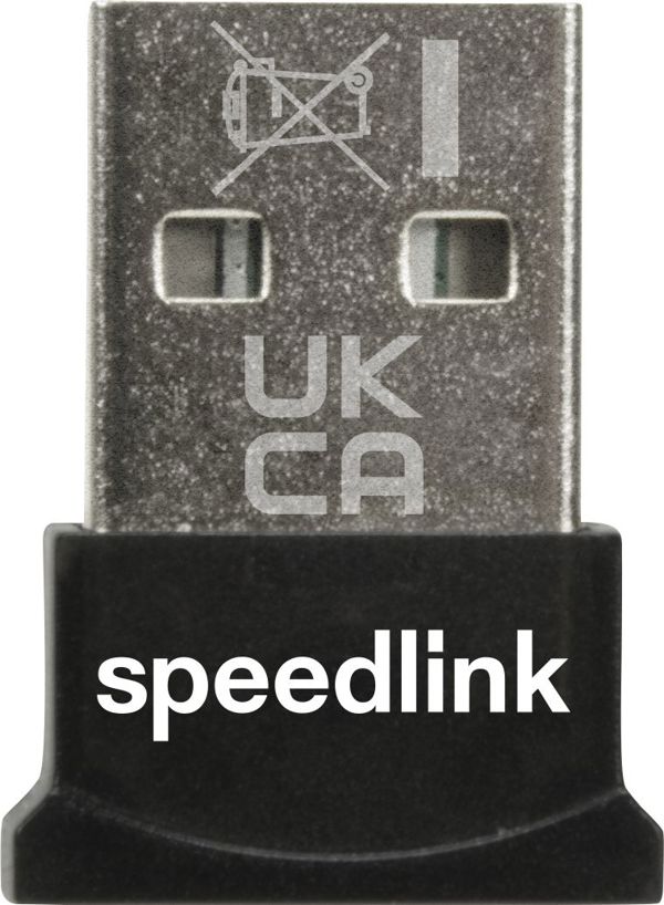 Προσαρμογέας bluetooth Speedlink VIAS Nano USB Bluetooth 5.0 Adapter, μαύρο