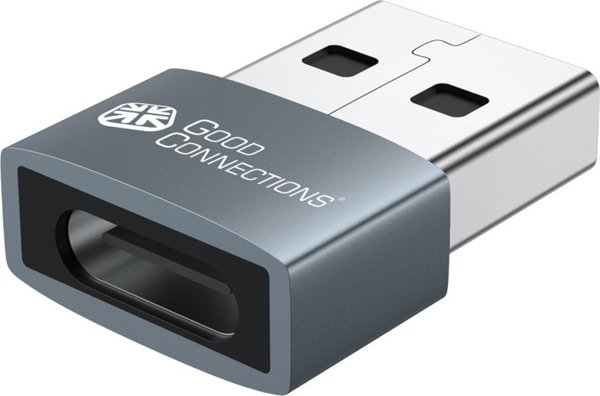 Προσαρμογέας USB Good Connections GoodConnections USB-A 2.0 > USB-C (ST-BU) Προσαρμογέας Γκρι