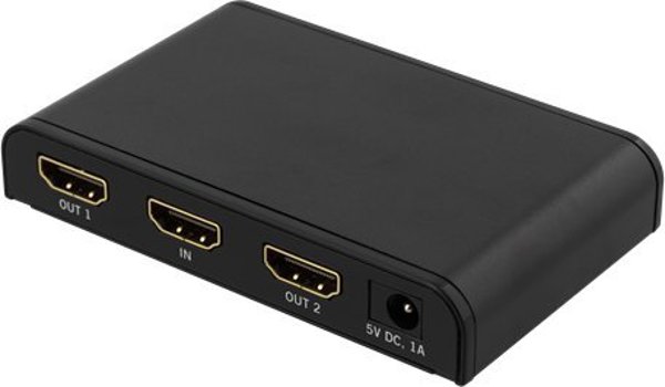 Προσαρμογέας AV Deltaco HDMI προσαρμογέας DELTACO HDMI 2.0, 4K, UltraHD, 3D, HDCP 2.2, μαύρο / HDMI-245