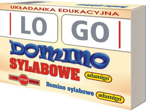 Λογότυπο συλλαβής παιχνιδιού Adamigo Domino (4812)