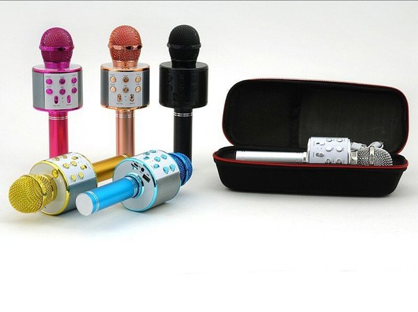Adar Μικρόφωνο με ηχείο και είσοδο USB σε θήκη, πολυλειτουργικό, αλλάζει φωνή 533554 τιμή για 1 τεμ