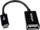 Προσαρμογέας USB StarTech microUSB - USB Μαύρο (UUSBOTG)