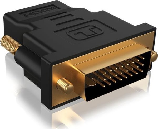 Προσαρμογέας AV Icy Box Προσαρμογέας Icy Box DVI-D (24+1) σε HDMI λιανικής