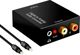 Adapter AV Mozos Toslink - RCA (Cinch) czarny (DAC01)