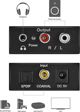 Adapter AV Mozos Toslink - RCA (Cinch) czarny (DAC01)