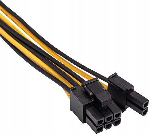 Προσαρμογέας USB Akyga AKYGA Προσαρμογέας με καλώδιο AK-CA-82 PCI-E 6+2 pin m / PCI-E 8 pin m 40cm