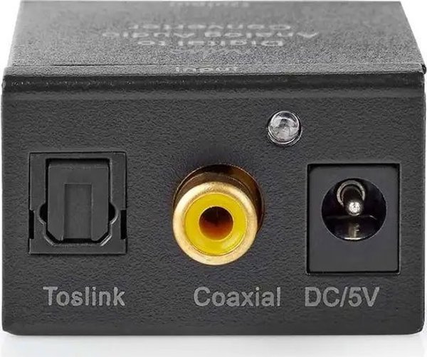 Προσαρμογέας AV Nedis Nedis ACON2510BK μετατροπέας αρχείων ήχου Μαύρο