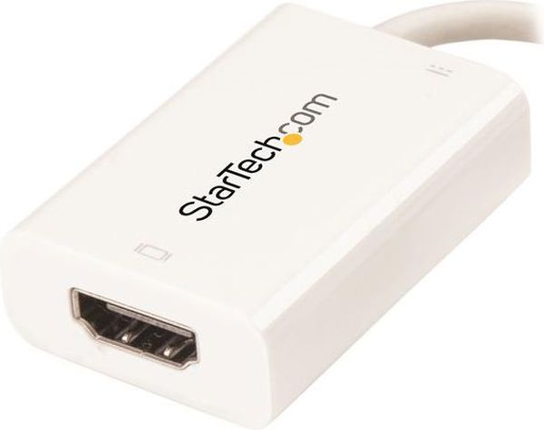 Προσαρμογέας USB StarTech USB-C - HDMI Λευκός (CDP2HDUCPW)
