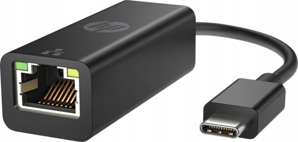 HP 4Z527AA USB-C σε RJ45 Ethernet Adapter, Μαύρο