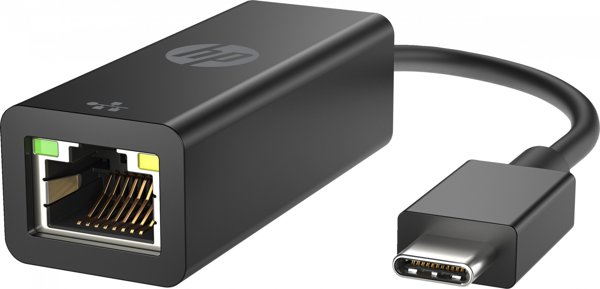 HP 4Z527AA USB-C σε RJ45 Ethernet Adapter, Μαύρο