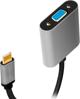 LogiLink Προσαρμογέας USB-C σε VGA, Γκρι - Μετατροπέας USB-C σε D-SUB (1_814088)