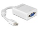 Προσαρμογέας AV Delock DisplayPort Mini - D-Sub (VGA) λευκός (65130)