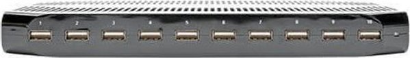Tripp Lite U280-010-ST-CEE Σταθμός Φόρτισης 10 Θυρών USB, 96W, με Ρυθμιζόμενες Θήκες Αποθήκευσης, Μαύρο