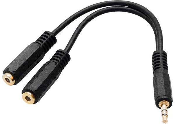 Blow Αντάπτορας Ήχου 3.5mm Male σε 2x3.5mm Female 91-217, Audio Splitter Cable