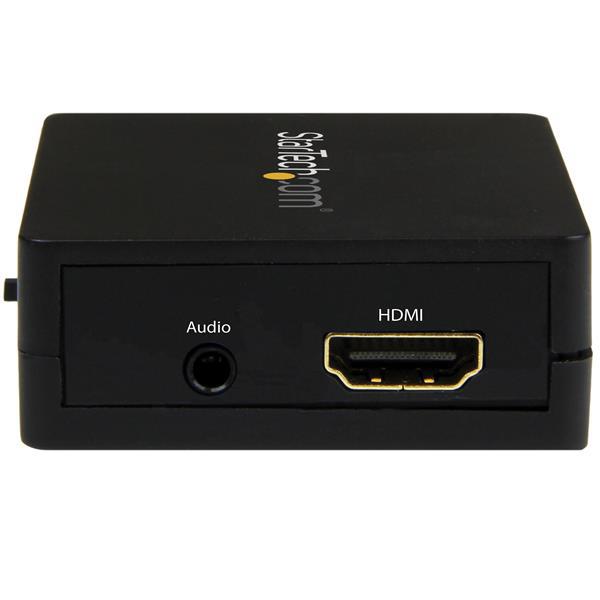 Προσαρμογέας AV StarTech HDMI - HDMI + Jack 3.5mm μαύρο (HD2A)