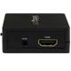 Προσαρμογέας AV StarTech HDMI - HDMI + Jack 3.5mm μαύρο (HD2A)