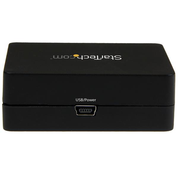 Προσαρμογέας AV StarTech HDMI - HDMI + Jack 3.5mm μαύρο (HD2A)