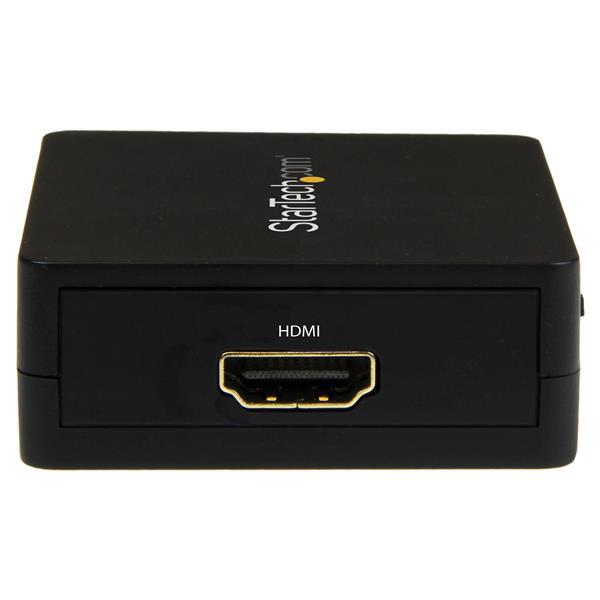 Προσαρμογέας AV StarTech HDMI - HDMI + Jack 3.5mm μαύρο (HD2A)