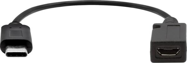 ProXtend Αντάπτορας USB-C σε USB 2.0 Micro B, 20cm, Μαύρο