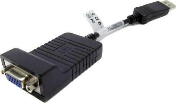 Προσαρμογέας AV HP DisplayPort - D-Sub (VGA) μαύρο (753745-001)
