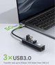 Προσαρμογέας Techly Κάρτα Δικτύου USB-C 3.1 σε RJ45 Gigabit με Hub 3x USB 3.0