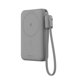 Adam Elements Vionta C2 Pro - magnetyczny powerbank bezprzewodowy do iPhone/Apple Watch 10000 mAh szary