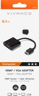 Προσαρμογέας AV Vivanco Vivanco προσαρμογέας HDMI - VGA 0.1m (45493)