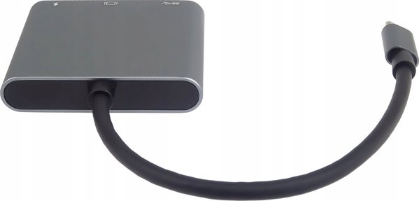 Adapter USB PremiumCord PremiumCord Adaptér USB-C na HDMI + USB3.0 + PD, rozlišení 4K a FULL HD 1080p