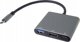 Adapter USB PremiumCord PremiumCord Adaptér USB-C na HDMI + USB3.0 + PD, rozlišení 4K a FULL HD 1080p