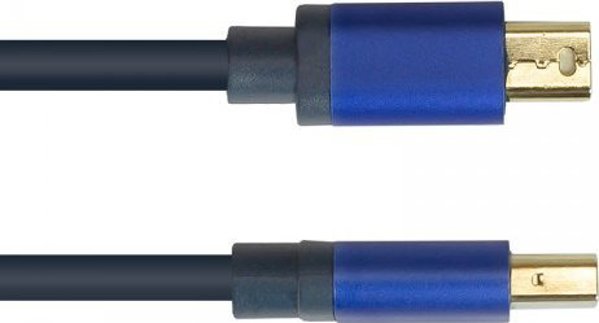 Προσαρμογέας AV Alcasa Alcasa MDP-HDMI2 καλώδιο προσαρμογέα 0,2 m Mini DisplayPort HDMI Μαύρο, Μπλε