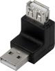 Προσαρμογέας USB LogiLink USB - USB Μαύρο (AU0027)