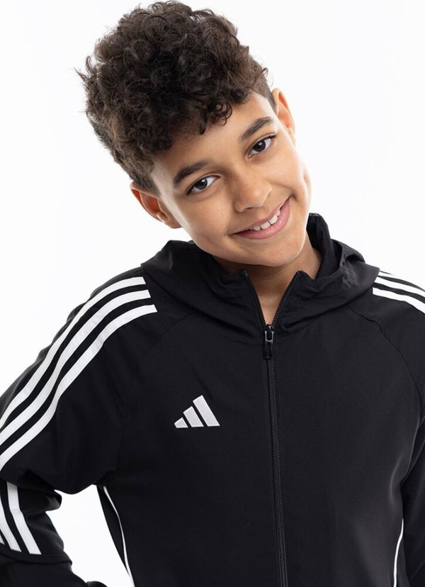 Adidas Kurtka dla dzieci adidas Tiro 24 czarna IM8798 152cm