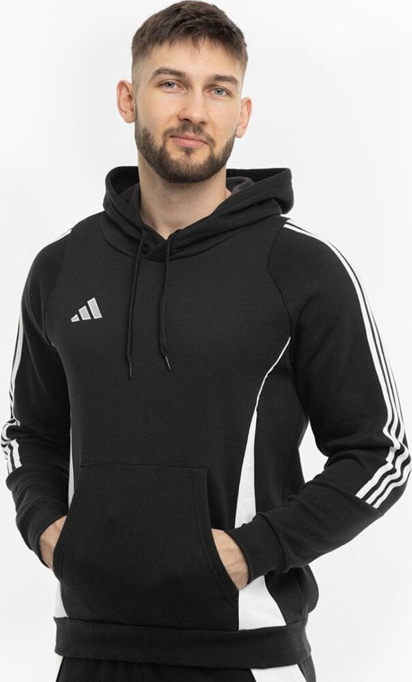 Ανδρική μπλούζα με κουκούλα Adidas Tiro 24 Sweat μαύρη IJ7673 L