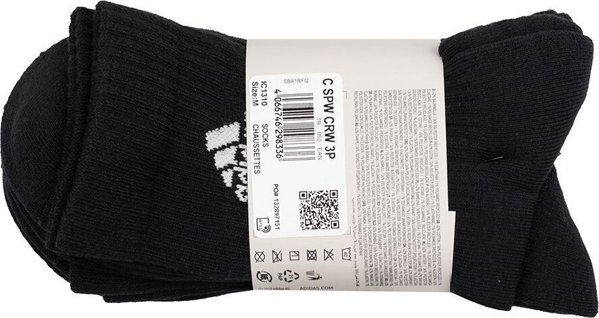 Κάλτσες Adidas adidas Cushioned Crew Socks 3P μαύρες IC1310 43-45