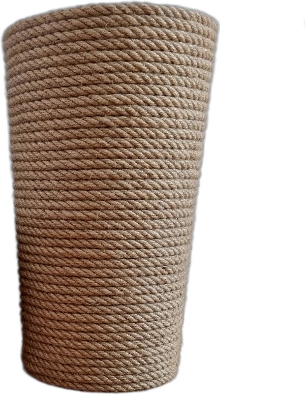 Adoni Γλάστρα γιούτα με ένθετο διάμετρος 28cm ύψος 47cm (adoni47)
