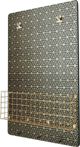 Affek Design Sara Gold Πίνακας με Ράφι 40x60cm, Μαύρο/Χρυσό