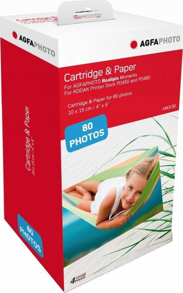 AgfaPhoto Paper for Realipix Moments AgfaPhoto 10x15 / 80 τεμ. /AMOC80 11660259 192143000976
