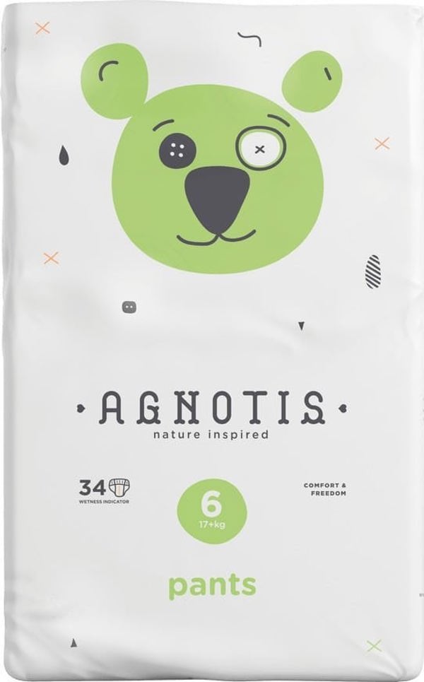 AGNOTIS παντελονάκι-πάνα, Αρ.6, 16+ κιλά, 36 τεμ., AGP6
