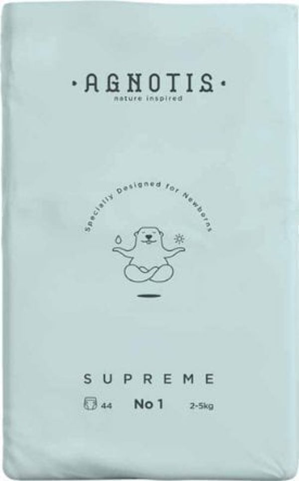 AGNOTIS baby diapers SUPREME, Nr.1, 2-5 kg, 44 pcs., A1