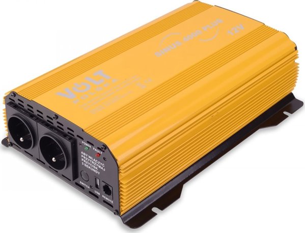 Μετατροπέας Volt SINUS PLUS 4000 12/230V (2000/4000W) + ΤΗΛΕΧΕΙΡΙΣΤΗΡΙΟ