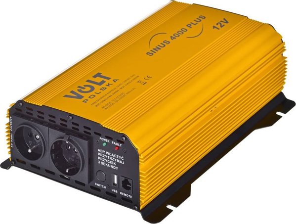 Μετατροπέας Volt SINUS PLUS 4000 12/230V (2000/4000W) + ΤΗΛΕΧΕΙΡΙΣΤΗΡΙΟ