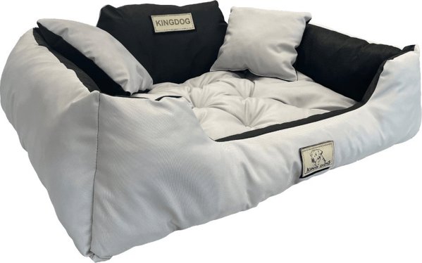 AIO FACTORY Κρεβάτι Κατοικιδίου KINGDOG 75x65 Ανοιχτό Γκρι