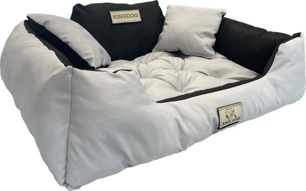 AIO FACTORY Κρεβάτι Κατοικιδίου KINGDOG 75x65 Ανοιχτό Γκρι