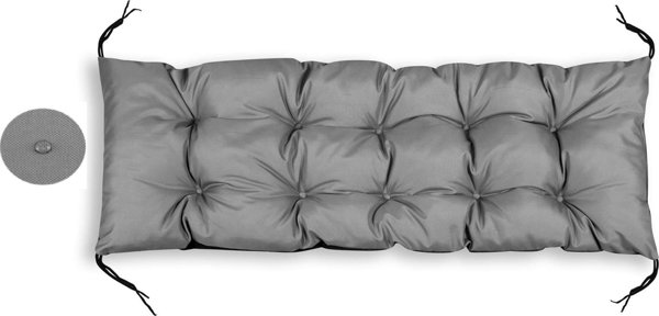 AIO Europe Γκρι μαξιλάρι κήπου 120x40 cm