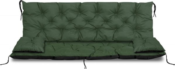 AIO FACTORY ΣΕΤ ΚΗΠΟΥ 180x60x50CM + 2 ΜΑΞΙΛΑΡΙΑ 42X42 CM ΠΡΑΣΙΝΟ